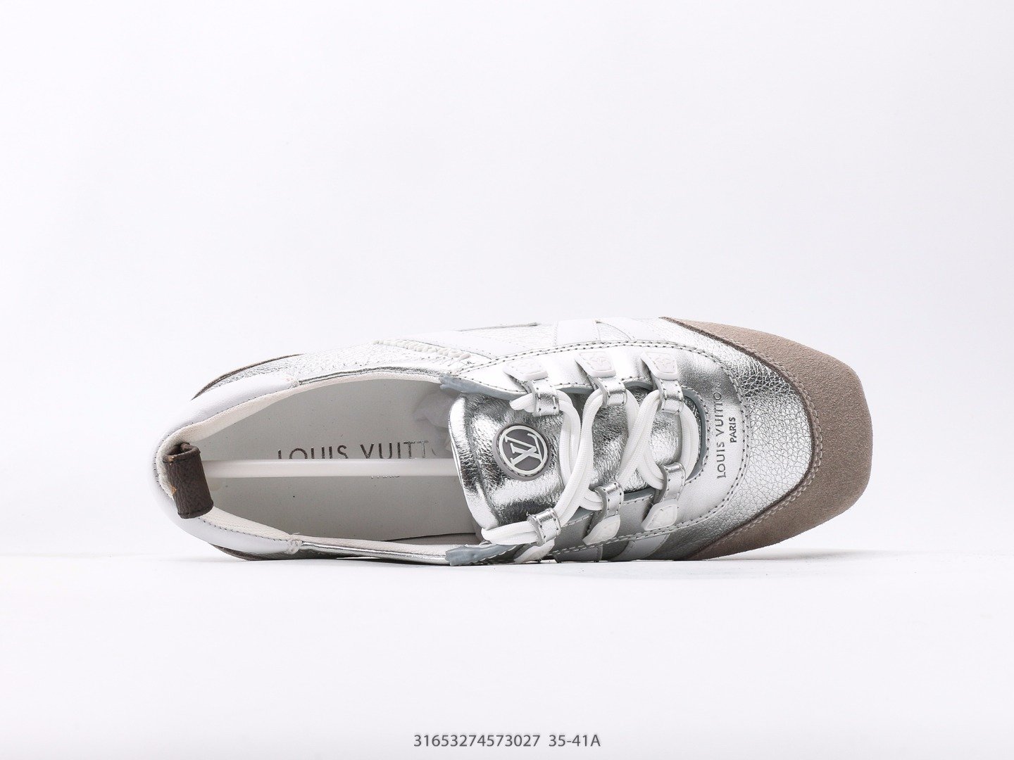 LOUIS VUITTON SneaKerina 2025 Spring/Summer Women's Training Shoes silver
