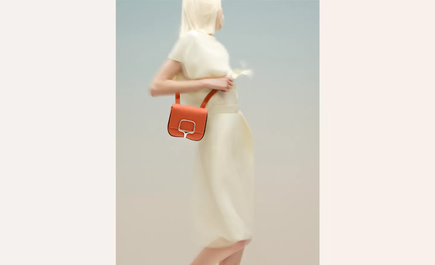 Hermès Della Cavalleria mini Mauve Pâle