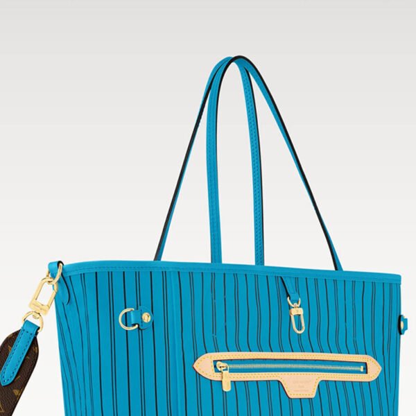 Neverfull Bandoulière Inside Out MM M13753 Gaston Blue