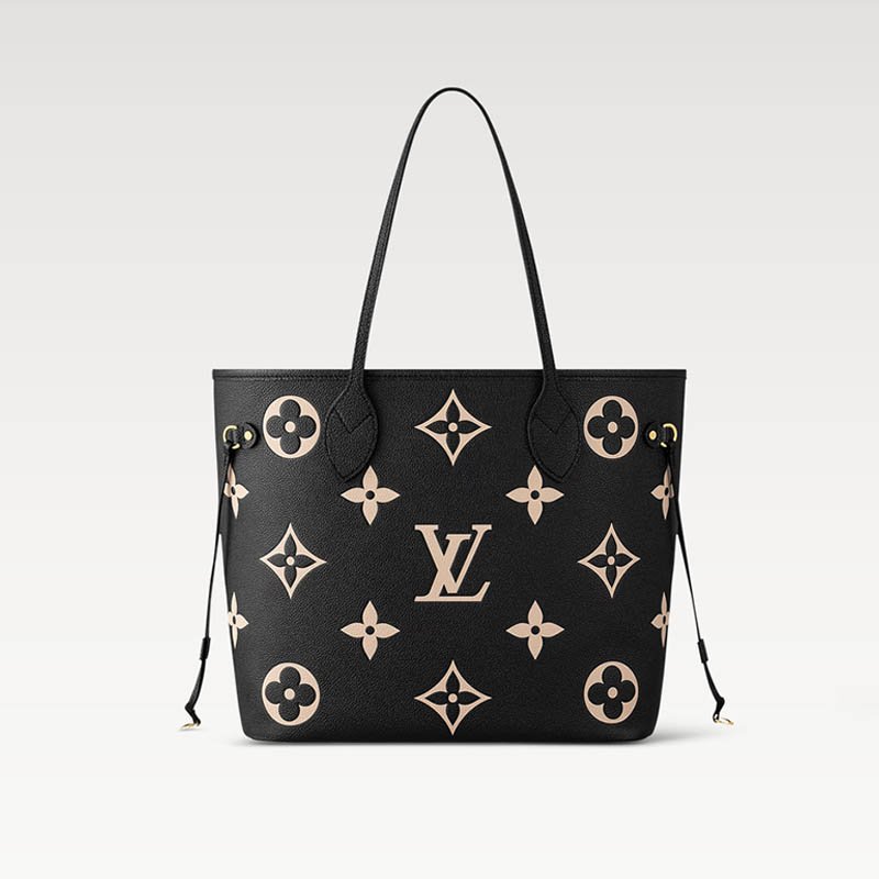 Neverfull MM M58907 Black/Beige