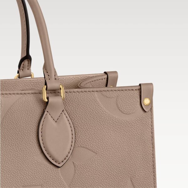 Onthego MM Tote Bag M45607 Tourterelle Beige