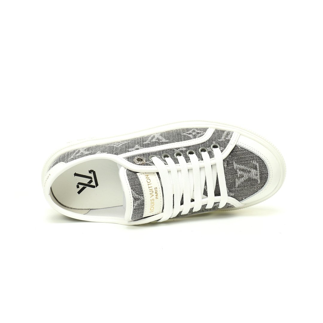 Louis Vuitton LAGOON Low Sneaker christian lady grey
