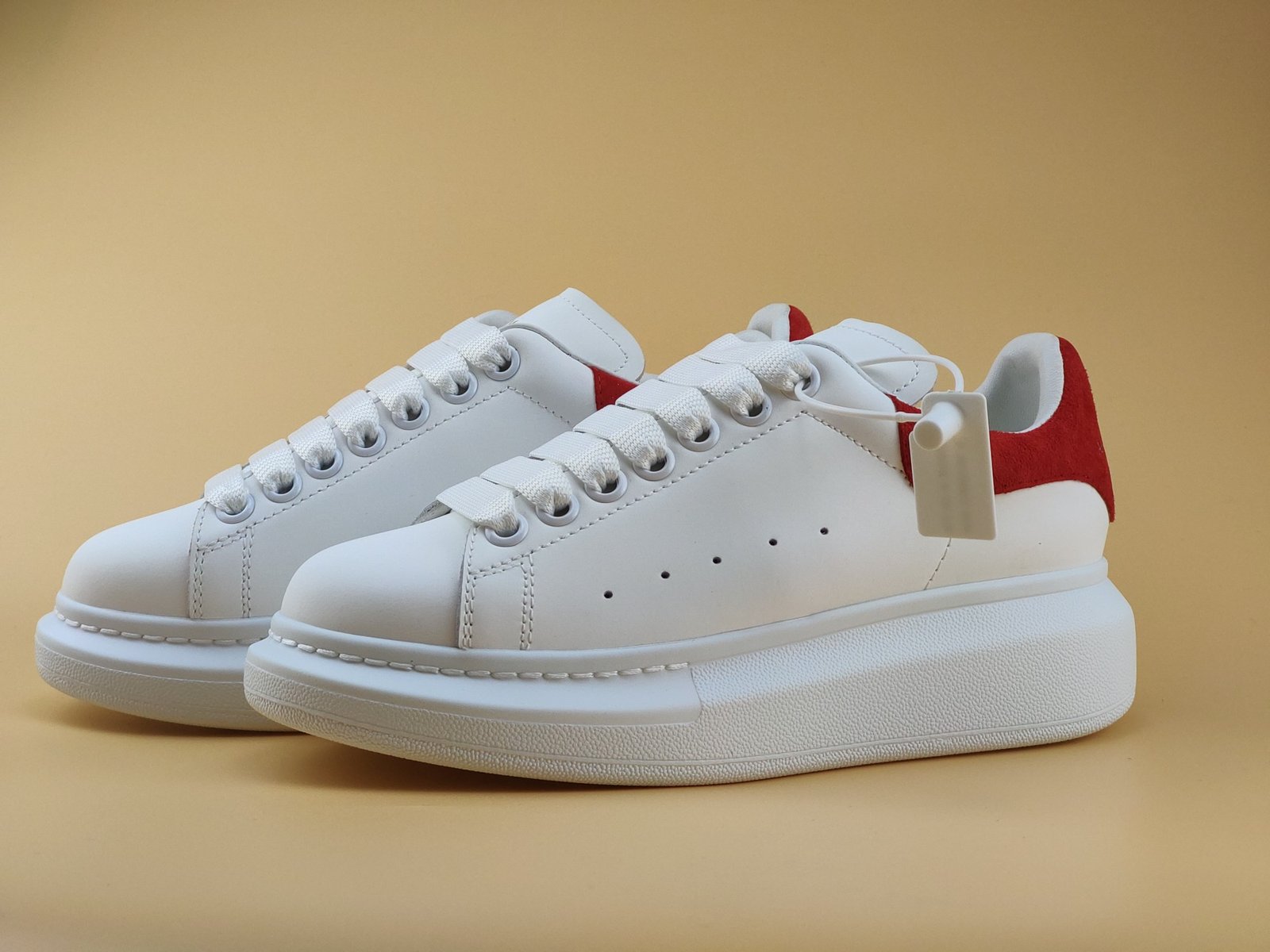 Alexander McQueen Oversized Exaerated-Sole Suede Leather Sneakers
