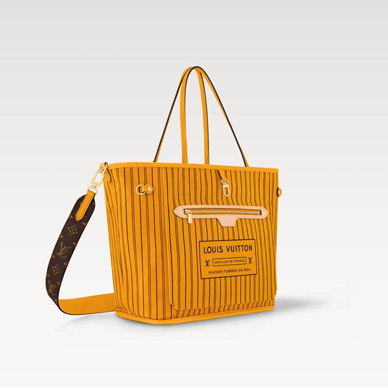 Neverfull Bandoulière Inside Out MM M12779 Safran Yellow