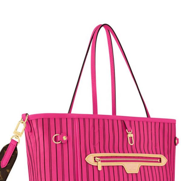 Neverfull Bandoulière Inside Out MM M12707 Pondichery Pink