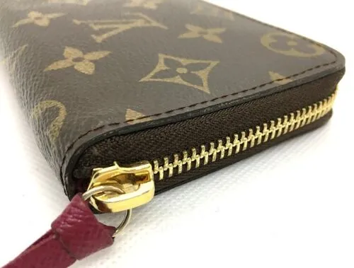 Monogram Canvas Clemence Wallet Fuchsia M60742