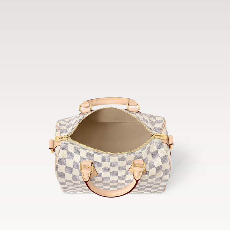 Speedy Bandoulière 25 Bag N40608 Damier Azur Canvas