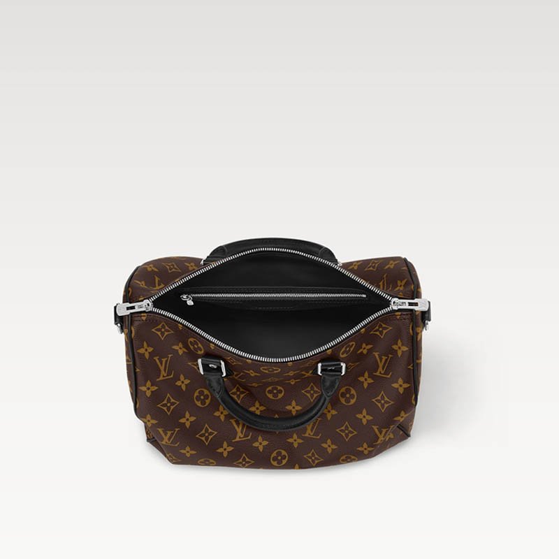 Speedy Soft 30 Dark Bag M12243 Monogram Black