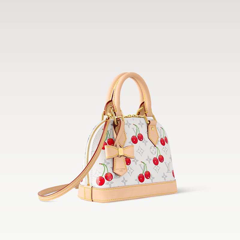LV x TM Alma BB Bag M14234 Monogram cherry coated canvas