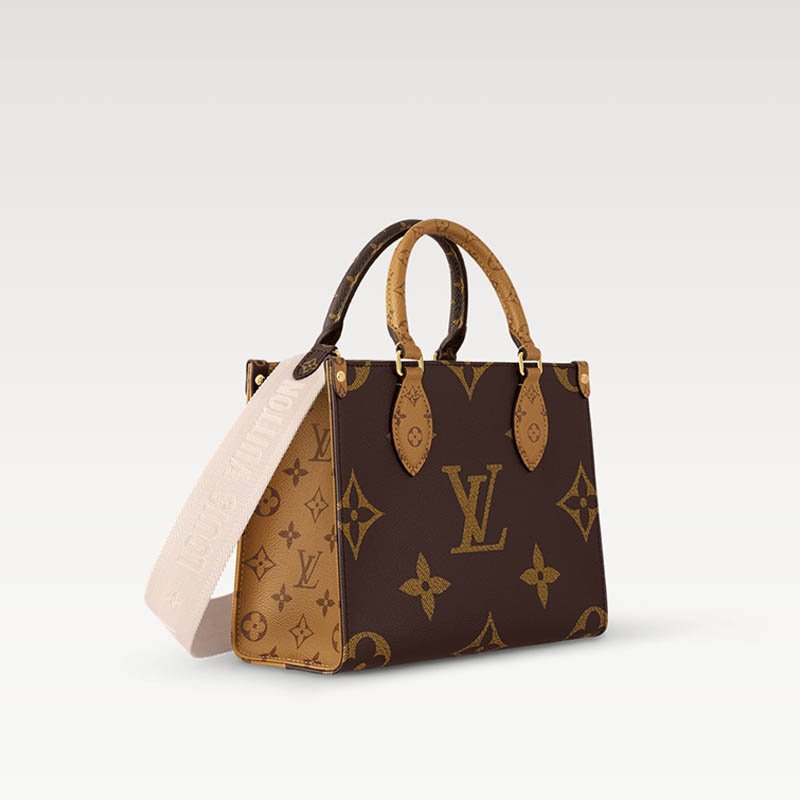 OnTheGo PM Tote Bag M46373 Monogram and Monogram Reverse coated canvas