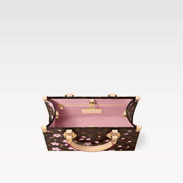 LV x TM OnTheGo PM Bag M13269 Sakura Brown