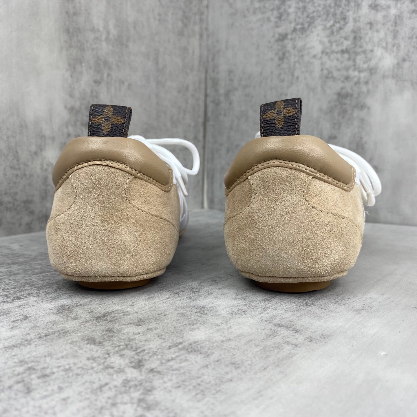 LOUIS VUITTON SneaKerina 2025 Spring/Summer Women's Training Shoes khaki