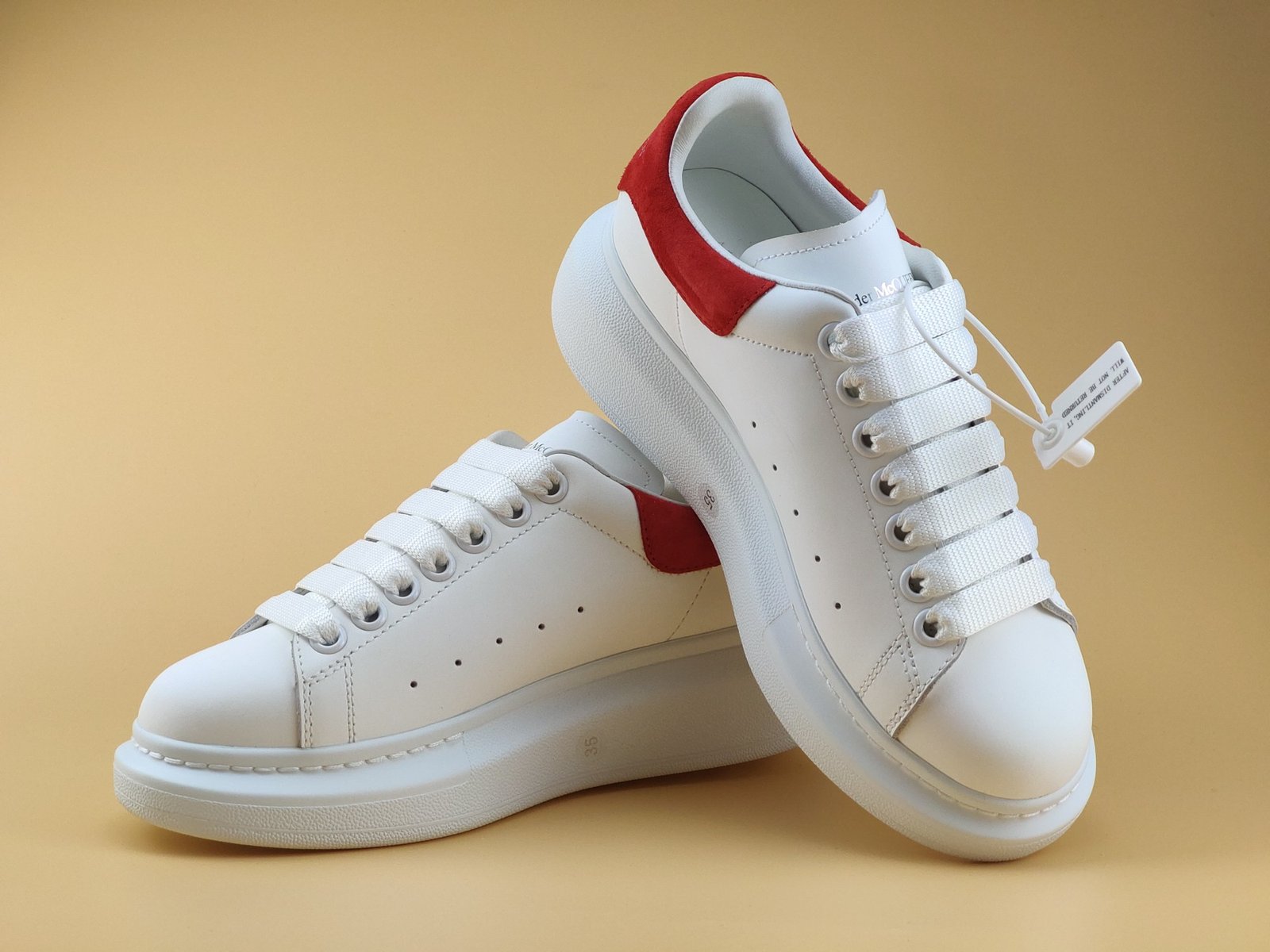 Alexander McQueen Oversized Exaerated-Sole Suede Leather Sneakers