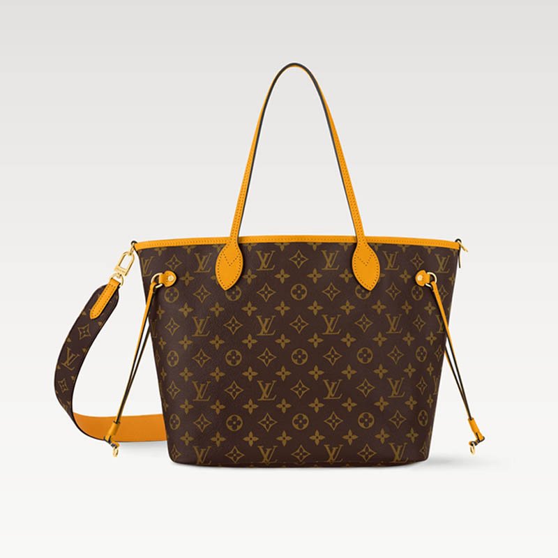 Neverfull Bandoulière Inside Out MM M12779 Safran Yellow