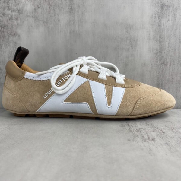 LOUIS VUITTON SneaKerina 2025 Spring/Summer Women's Training Shoes khaki