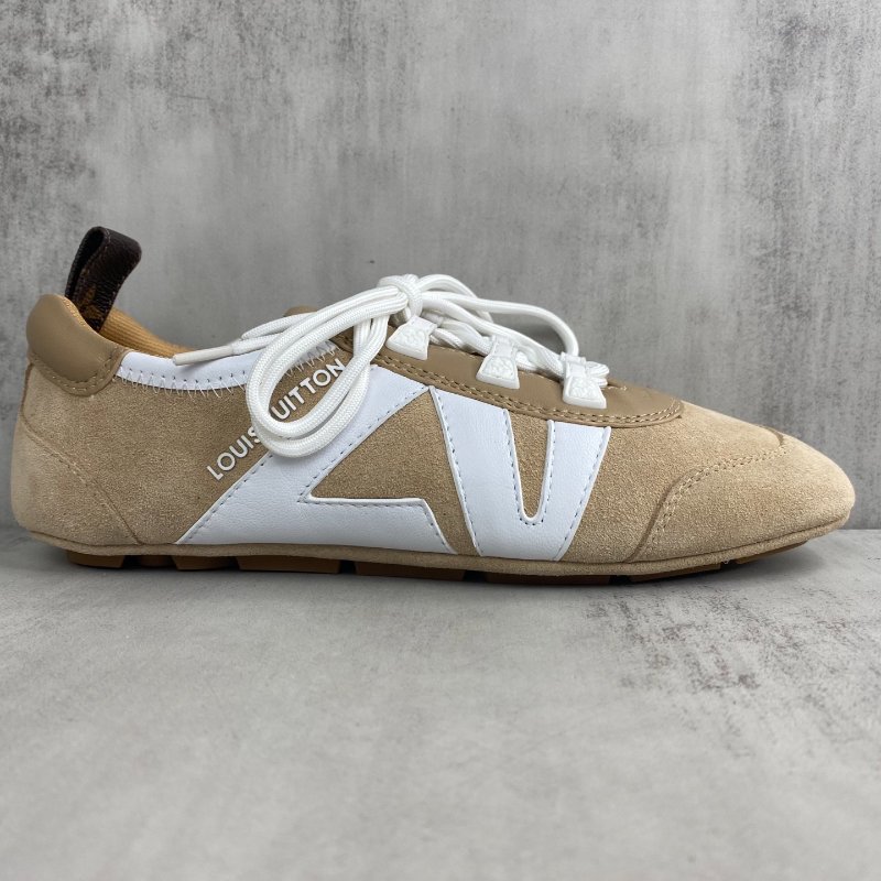 LOUIS VUITTON SneaKerina 2025 Spring/Summer Women's Training Shoes khaki