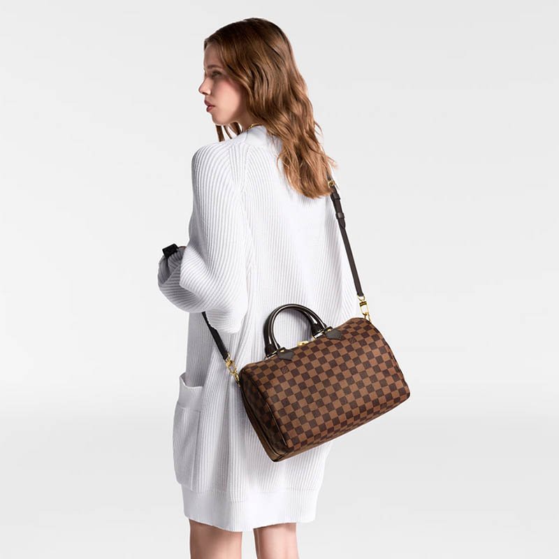 Speedy Bandoulière 30 Bag N40590 Damier Ebene coated canvas