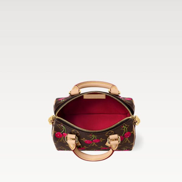LV x TM Speedy Bandoulière 20 Bag M13094 Monogram cherry coated canvas