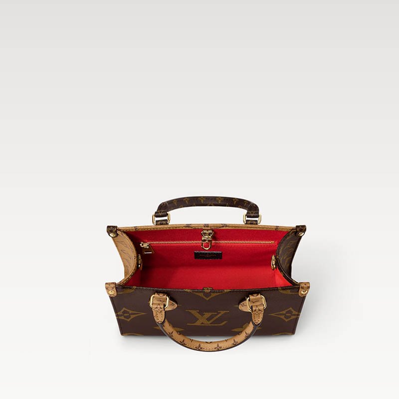 OnTheGo PM Tote Bag M46373 Monogram and Monogram Reverse coated canvas