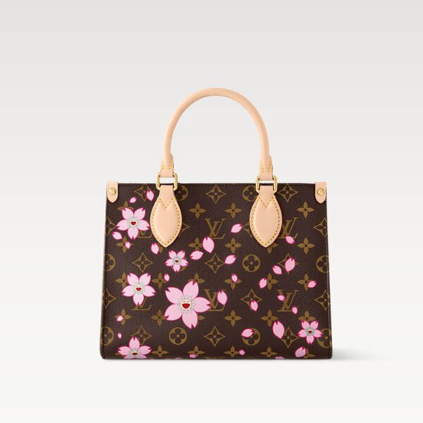 LV x TM OnTheGo PM Bag M13269 Sakura Brown