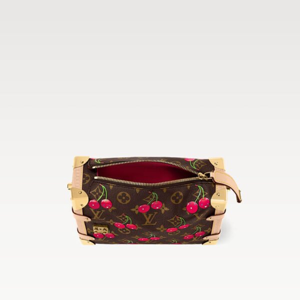 LV x TM Side Trunk MM Bag M14278 Monogram cherry coated canvas