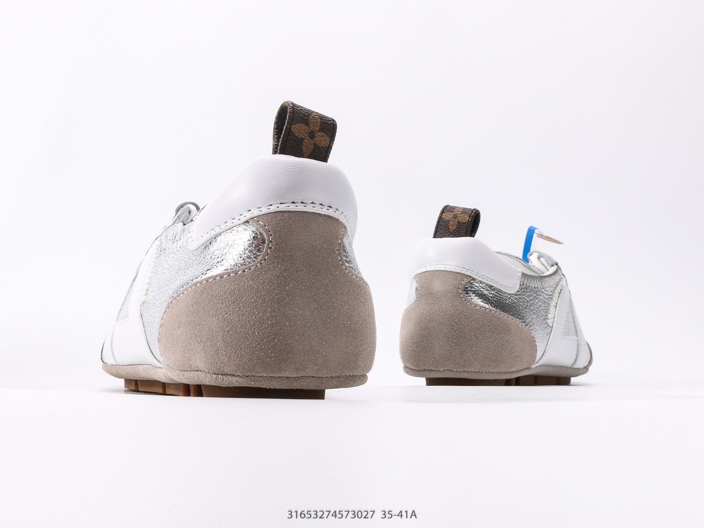 LOUIS VUITTON SneaKerina 2025 Spring/Summer Women's Training Shoes silver