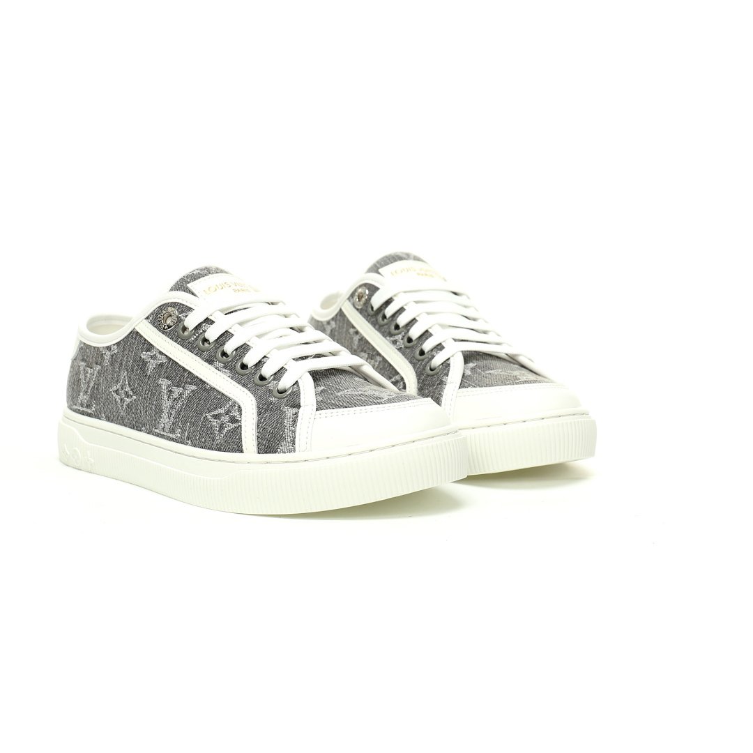 Louis Vuitton LAGOON Low Sneaker christian lady grey