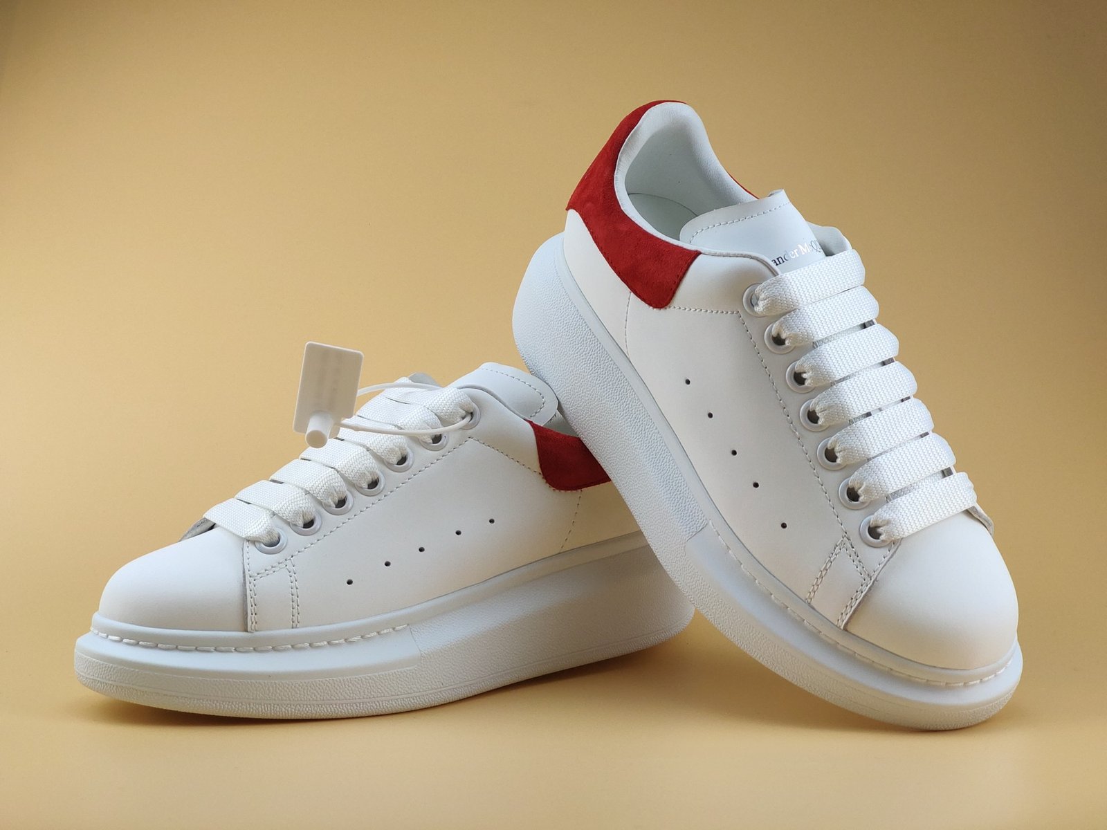 Alexander McQueen Oversized Exaerated-Sole Suede Leather Sneakers