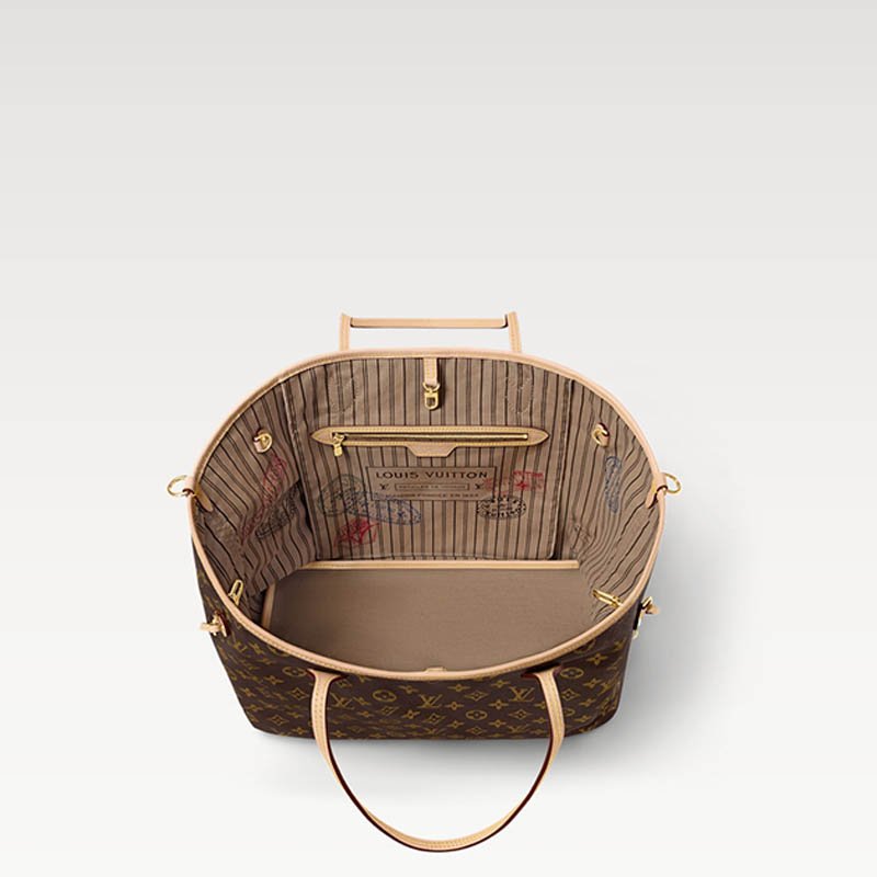 Neverfull Bandoulière Inside Out GM M11948 MONOGRAM BEIGE