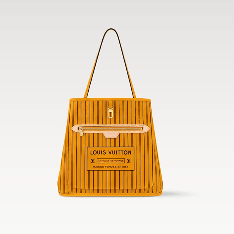 Neverfull Bandoulière Inside Out MM M12779 Safran Yellow