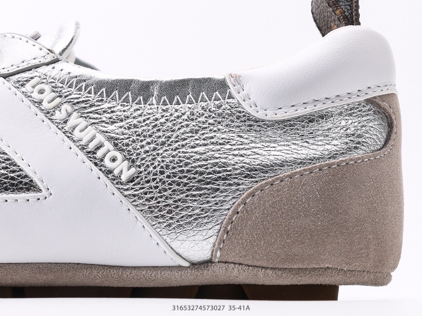 LOUIS VUITTON SneaKerina 2025 Spring/Summer Women's Training Shoes silver