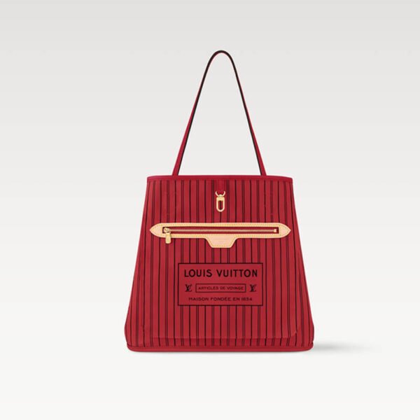 Neverfull Bandoulière Inside Out MM M12708 Sari Red