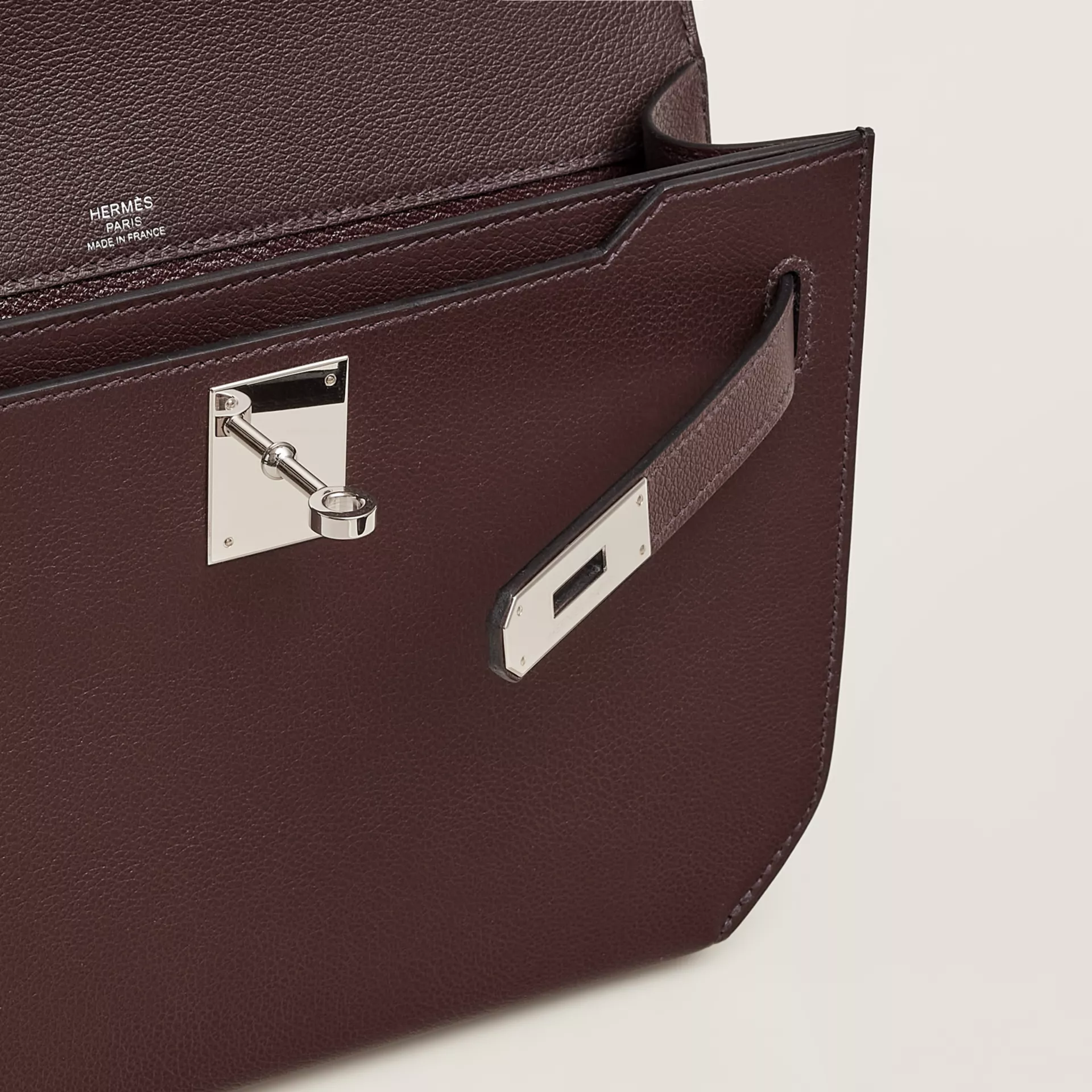 Kelly II sellier 32 bag menthe/écru/beige/menthe