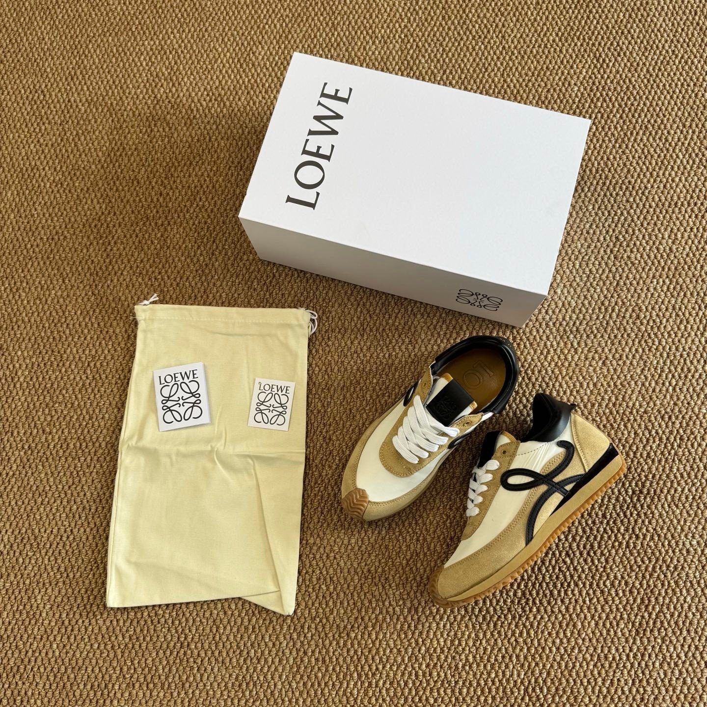 LOEWE Ballet Runner 2.0 L815282X39-8133YC BEIGE/BROWN 