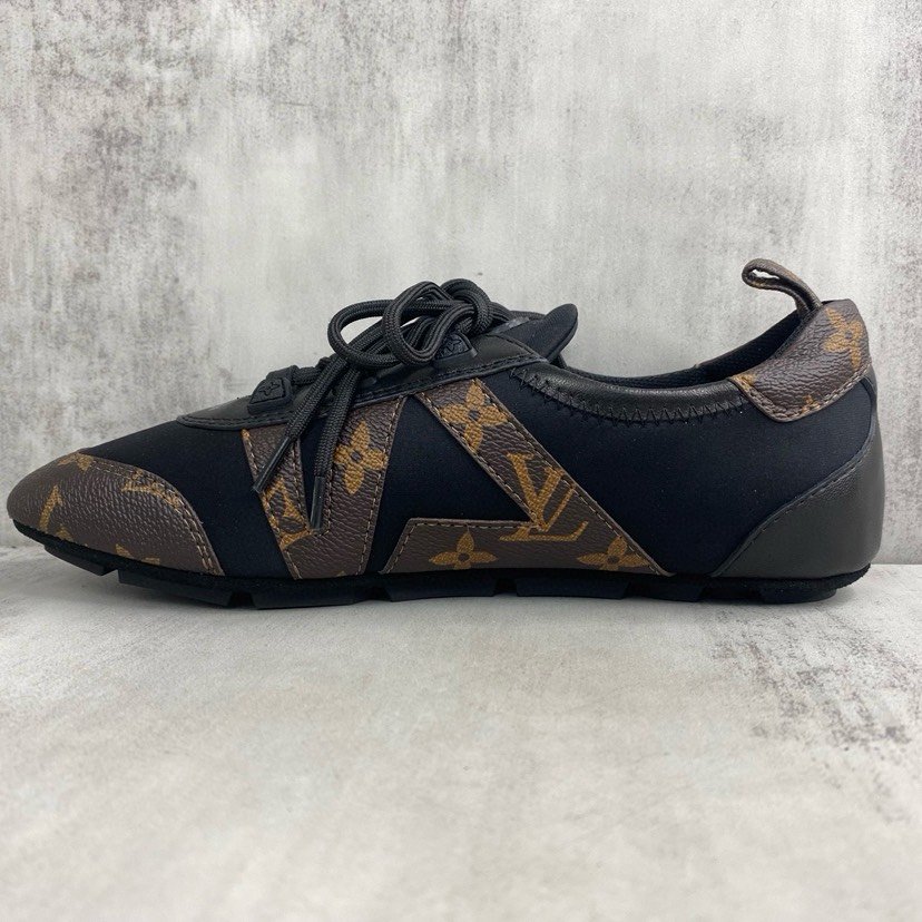 LOUIS VUITTON SneaKerina 2025 Spring/Summer Women's Training Shoes black
