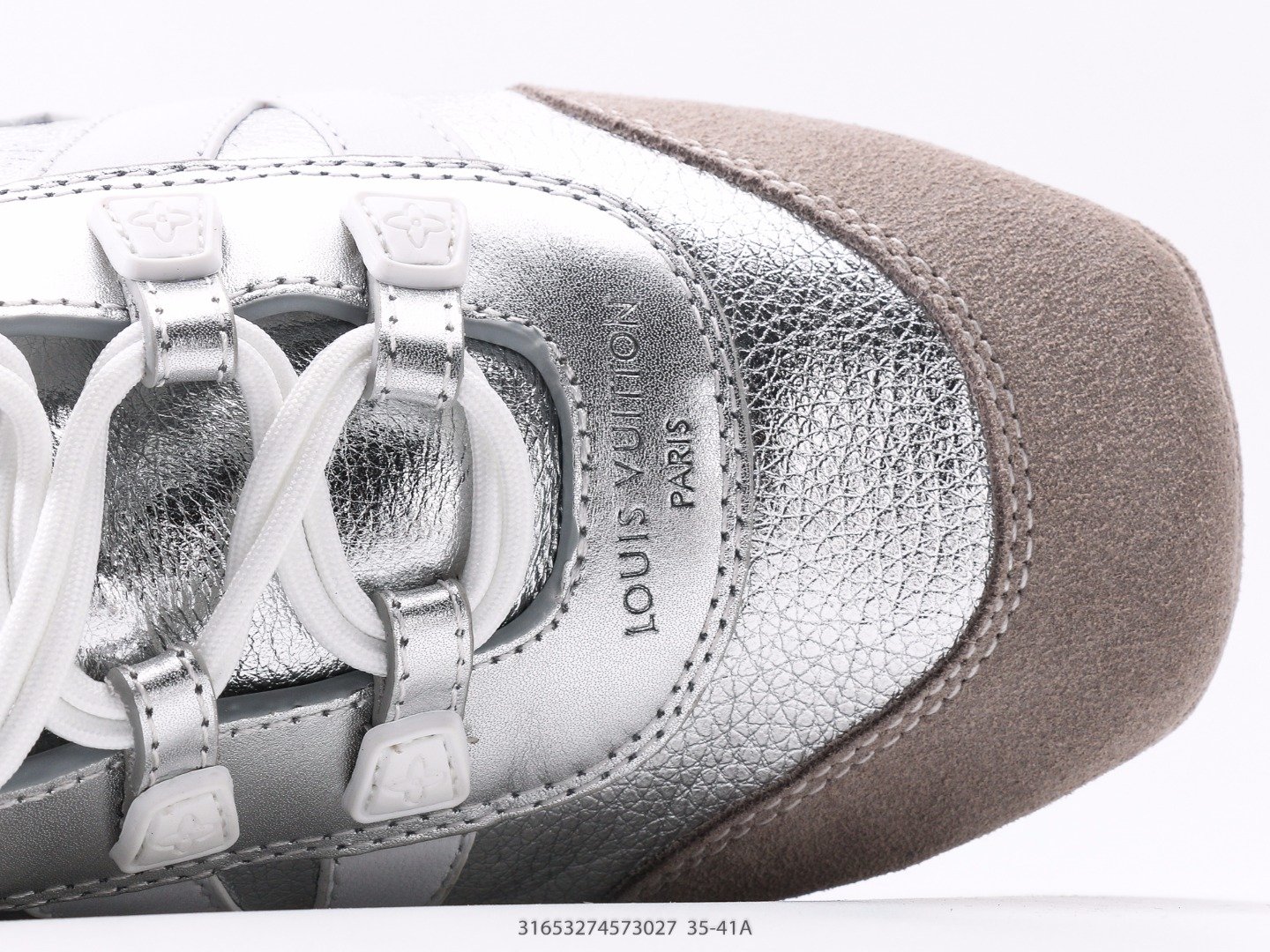 LOUIS VUITTON SneaKerina 2025 Spring/Summer Women's Training Shoes silver