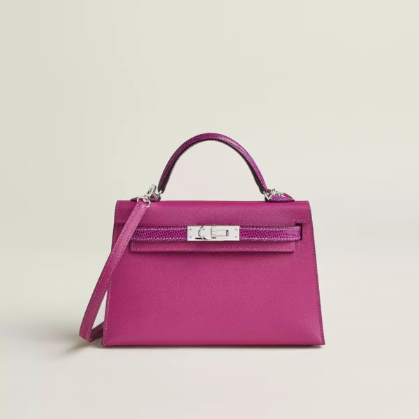 Kelly II sellier 28 casaque bag sésame/étoupe/bleu indigo