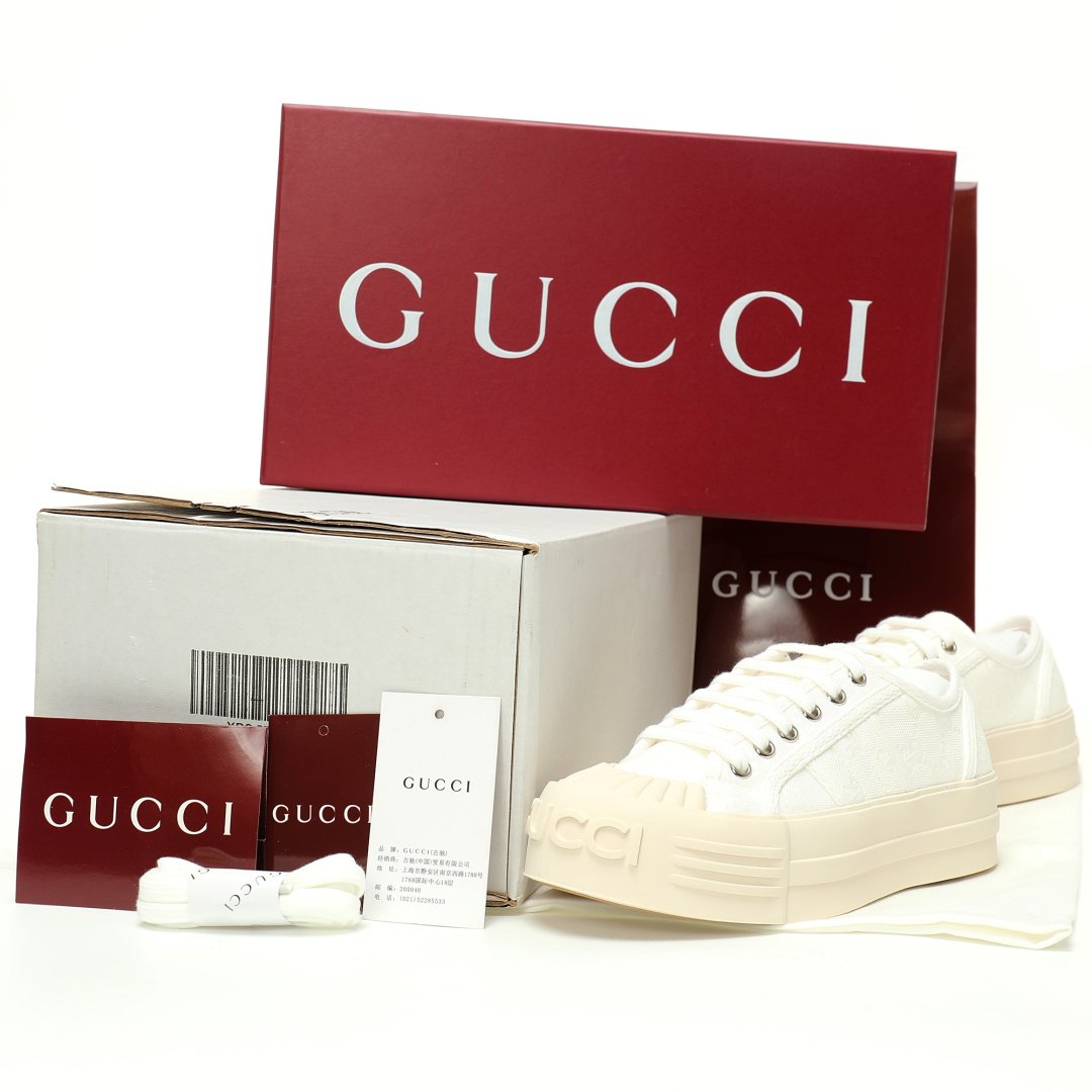 Gucci Chunky Sneaker 1977  white 816879 FABZZ 9143