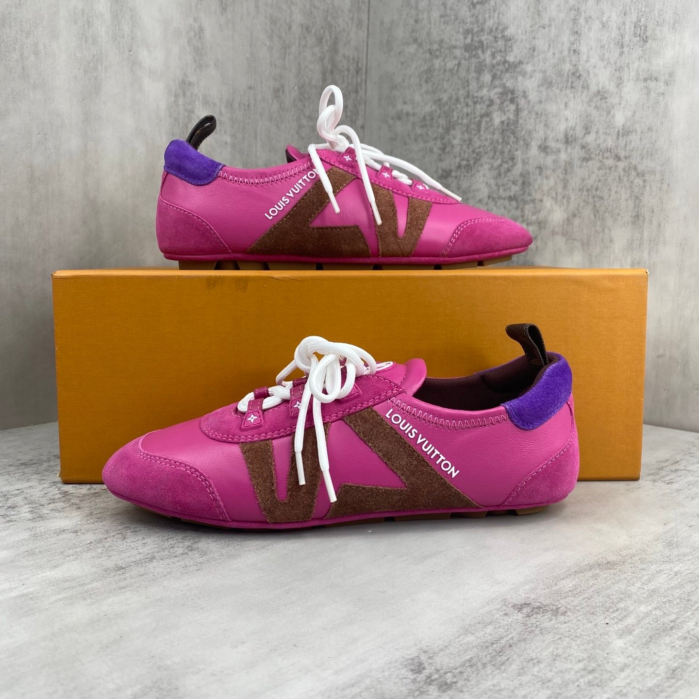 LOUIS VUITTON SneaKerina 2025 Spring/Summer Women's Training Shoes red