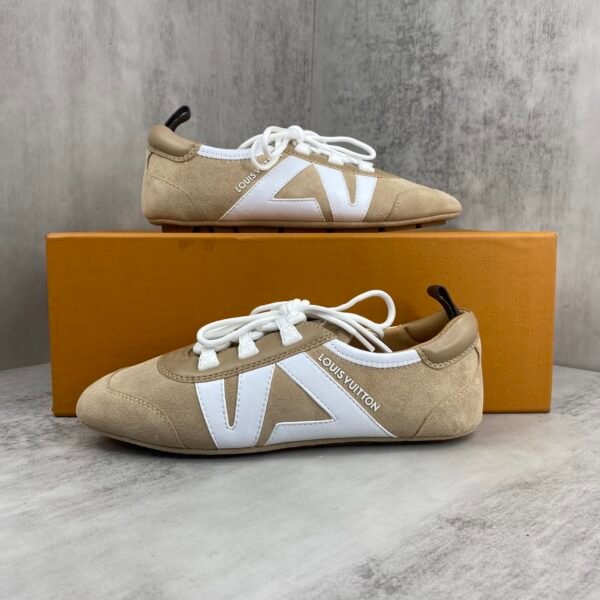 LOUIS VUITTON SneaKerina 2025 Spring/Summer Women's Training Shoes khaki