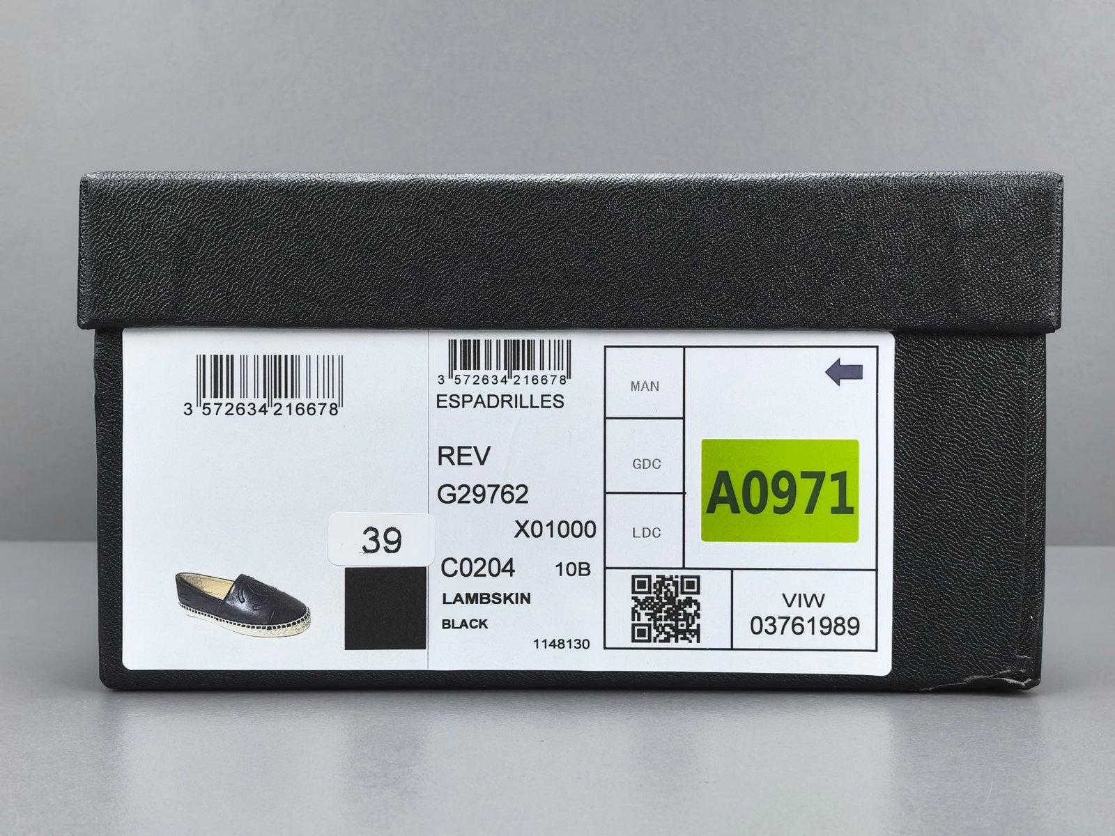 CHANEL Espadrilles 2025 Spring/Summer Women's Shoes G29762