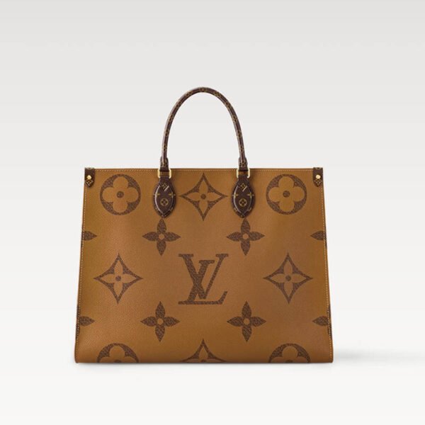 OnTheGo GM Tote Bag M45320 Monogram and Monogram Reverse coated canvas trim