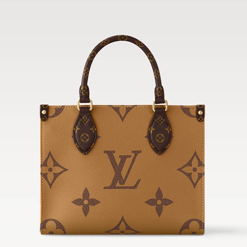 OnTheGo PM Tote Bag M46373 Monogram and Monogram Reverse coated canvas