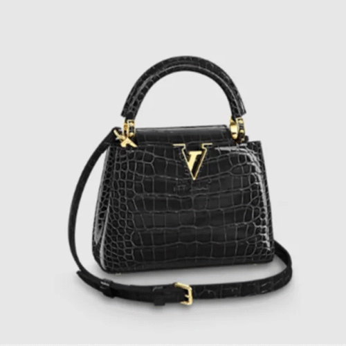 Crocodilian Leather-Capucines N93163